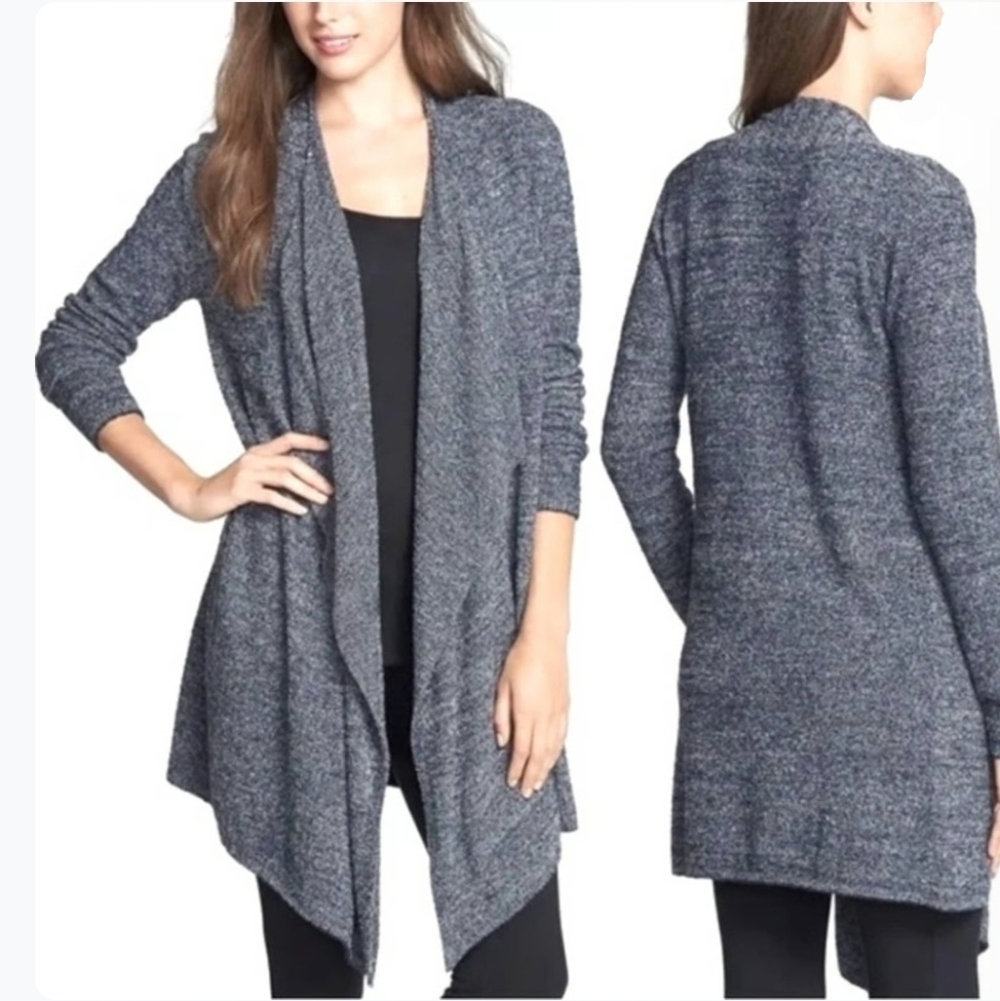 Barefoot Dreams COZYCHIC LITE Calypso Wrap in Heathered Pacific Blue Ocean 1X
